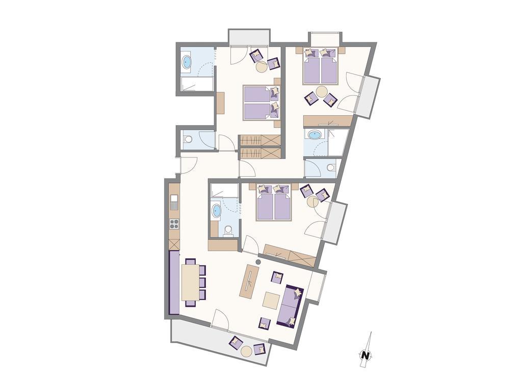 Tschuggmall Appartements Фис Номер фото